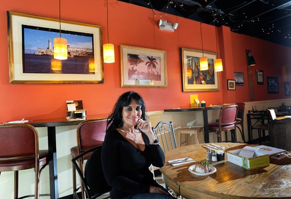 MARTA INES QUINTANA, OWNER OF HAVANA ROAD CUBAN CAF� / PHOTO BY STEVE RUARK