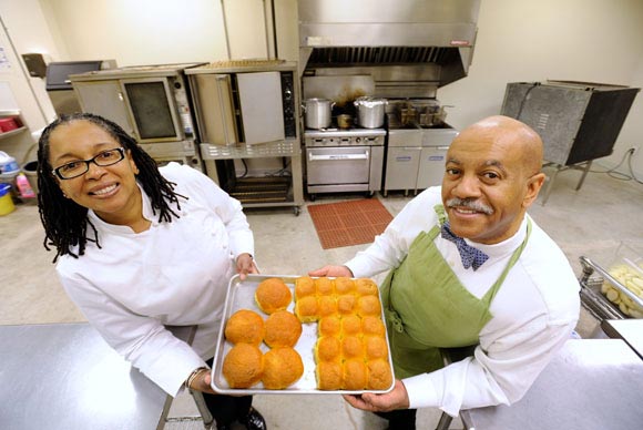 TRACIE AND CLIFF SPRIGGS, OWNERS OF HONEY BISCUITS