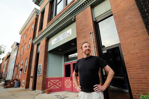 Playwright Rich Espey at Fells Point Corner Theatre