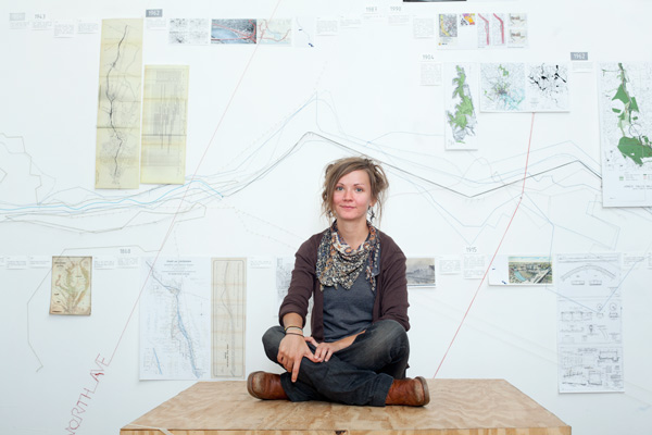 Collaborator Marian April Glebes at the D center at MAP - Photo  Arianne Teeple
