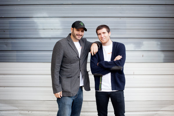 Adam Zilberbaum and Nick Miller, co-founders of the Parking Panda app - photo � Arianne Teeple