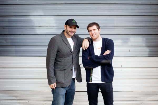 Adam Zilberbaum and Nick Miller, co-founders of the Parking Panda app - photo  Arianne Teeple