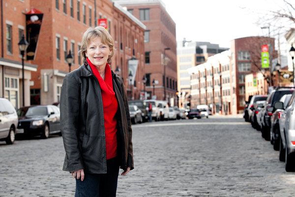 Joy Giordano, New Executive Director of Fell's Point Main Street. Photo by Arianne Teeple