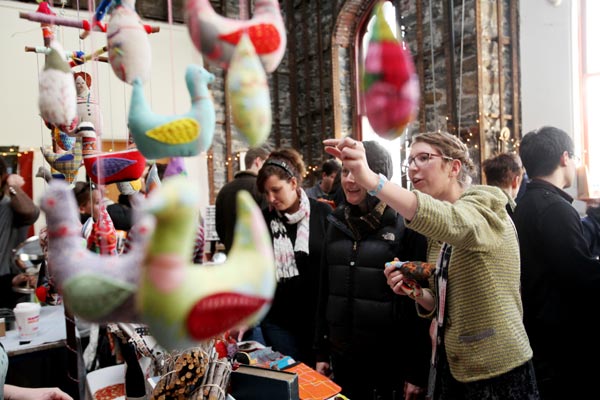 Charm City Craft Mafia's Holiday Heap Indie craft show at St. John's Church - Arianne Teeple