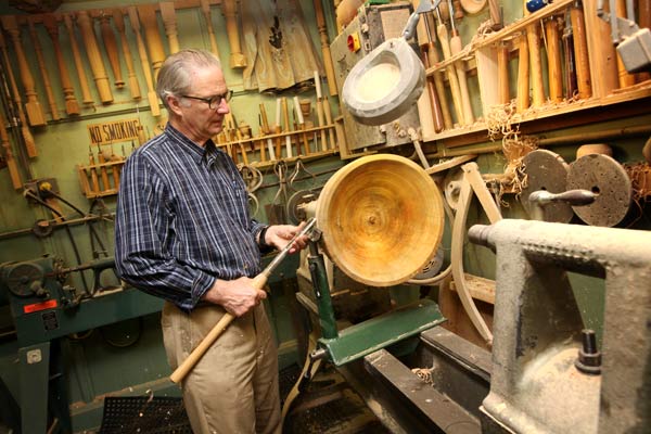 Woodturner Mark Supik, CEO of Mark Supik & Co. Woodturning & Taphandles - Arianne Teeple