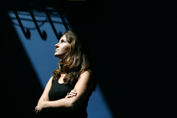 Heather Sarkissian, Chief Executive Officer of MP3Car.com poses for a portrait in Baltimore