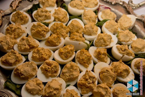 Deviled eggs at Mr. Rain's Fun House