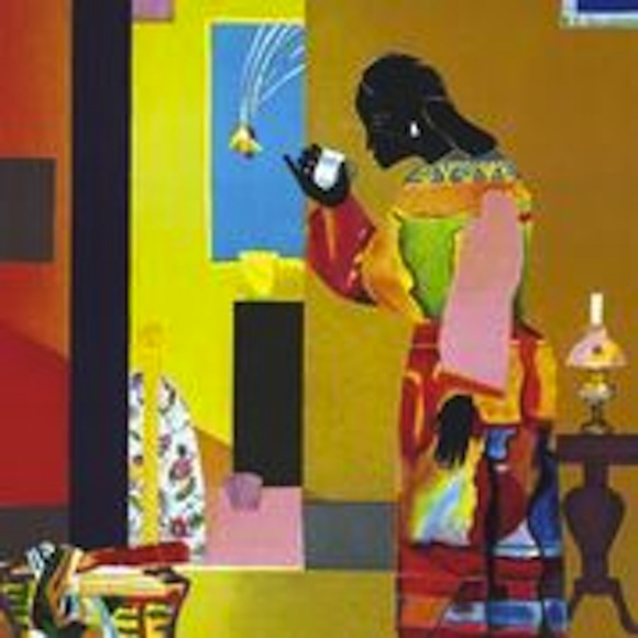 Falling Star, 1979, Romare Bearden  Courtesy of The Kinsey Collection