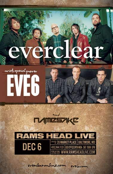 Everclear at Rams Head Live!